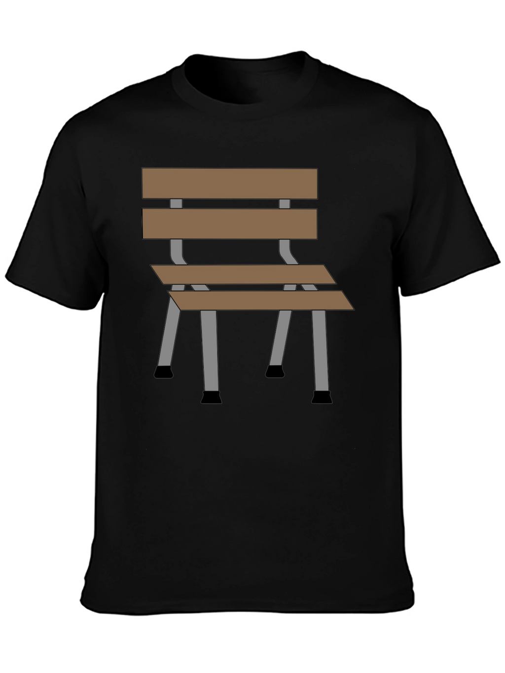 Chair Graphic Tee - Stylish Cotton Blend T-Shirt