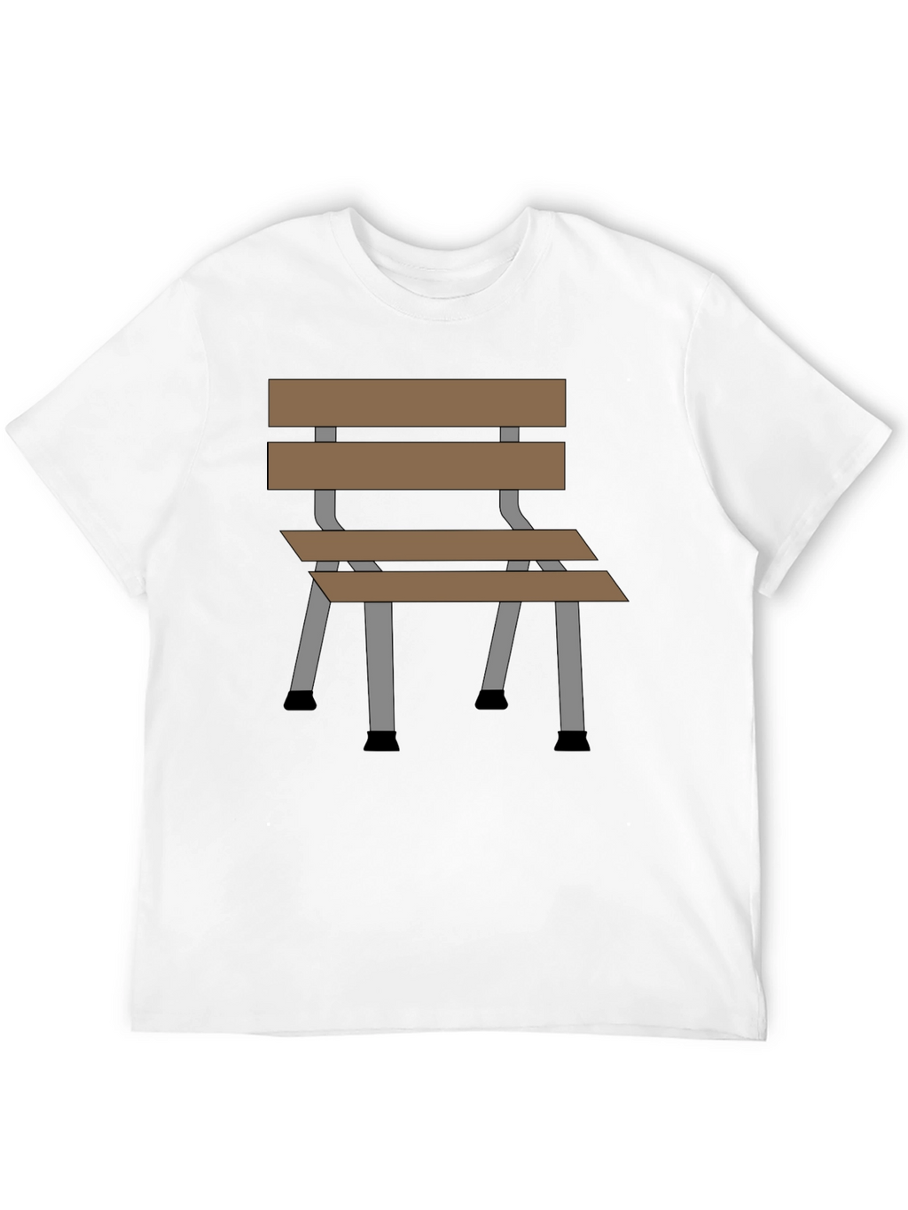 Chair Graphic Tee - Stylish Cotton Blend T-Shirt