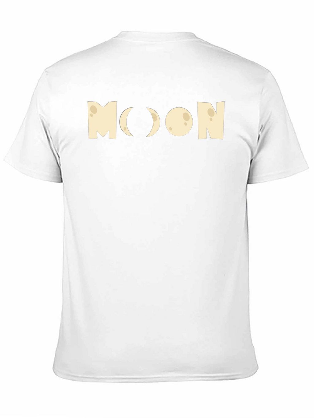 Moon Phases Graphic Tee - Black Cotton T-Shirt