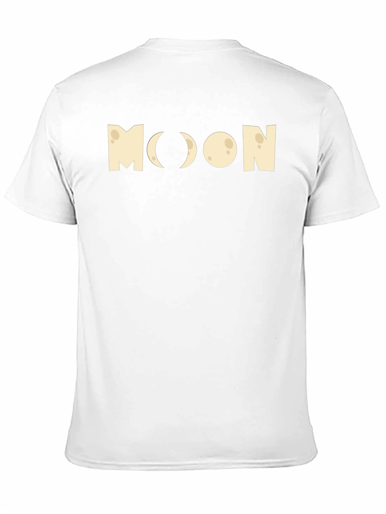 Moon Phases Graphic Tee - Black Cotton T-Shirt