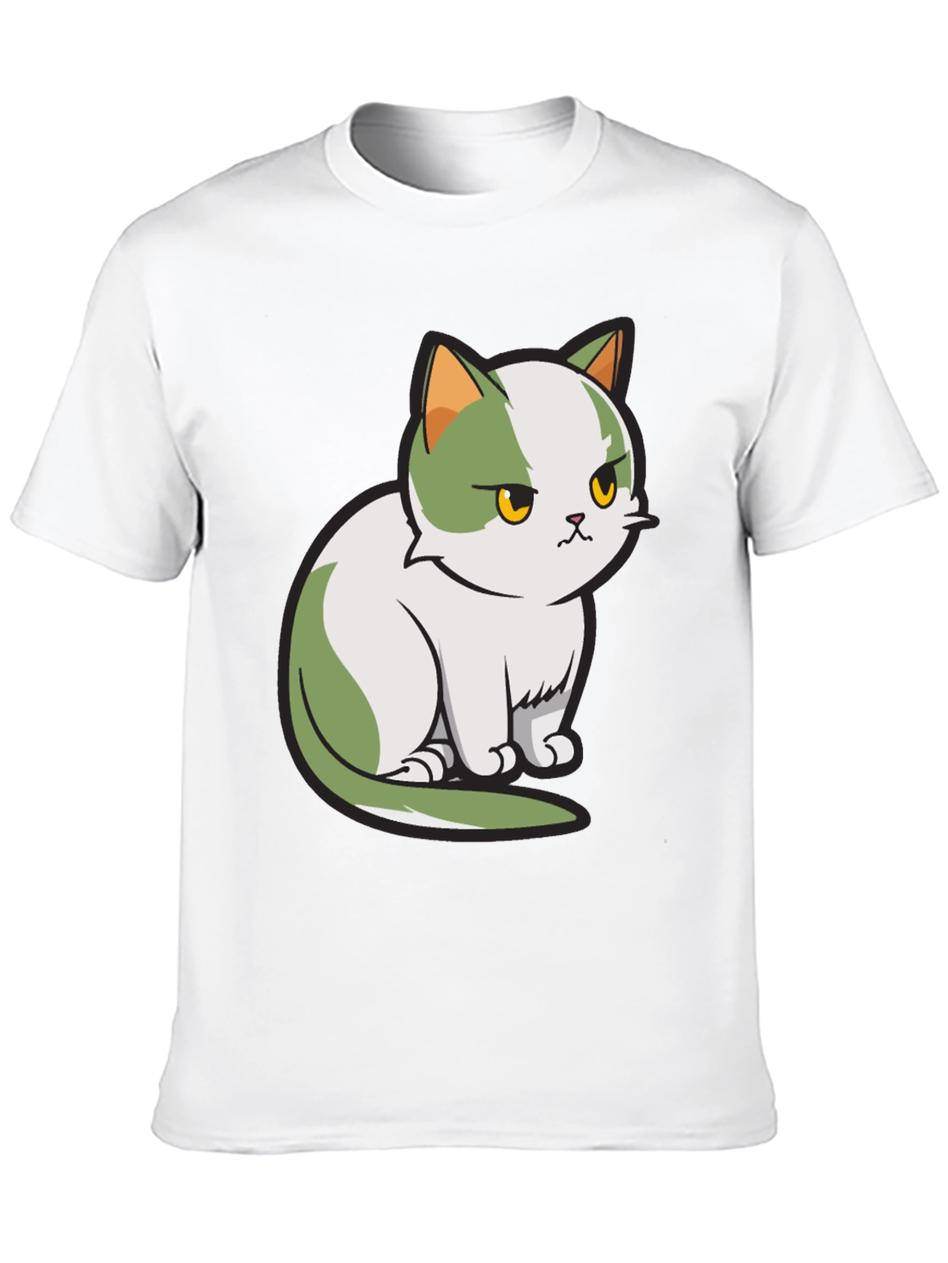 Grumpy Cat T-Shirt - Unisex Black Cotton Tee