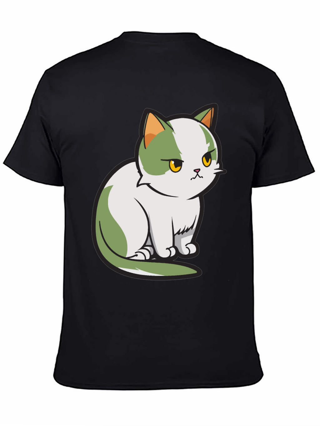 Grumpy Cat T-Shirt - Unisex Black Cotton Tee