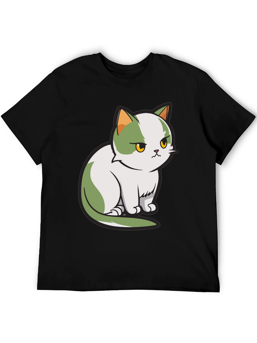 Grumpy Cat T-Shirt - Unisex Black Cotton Tee