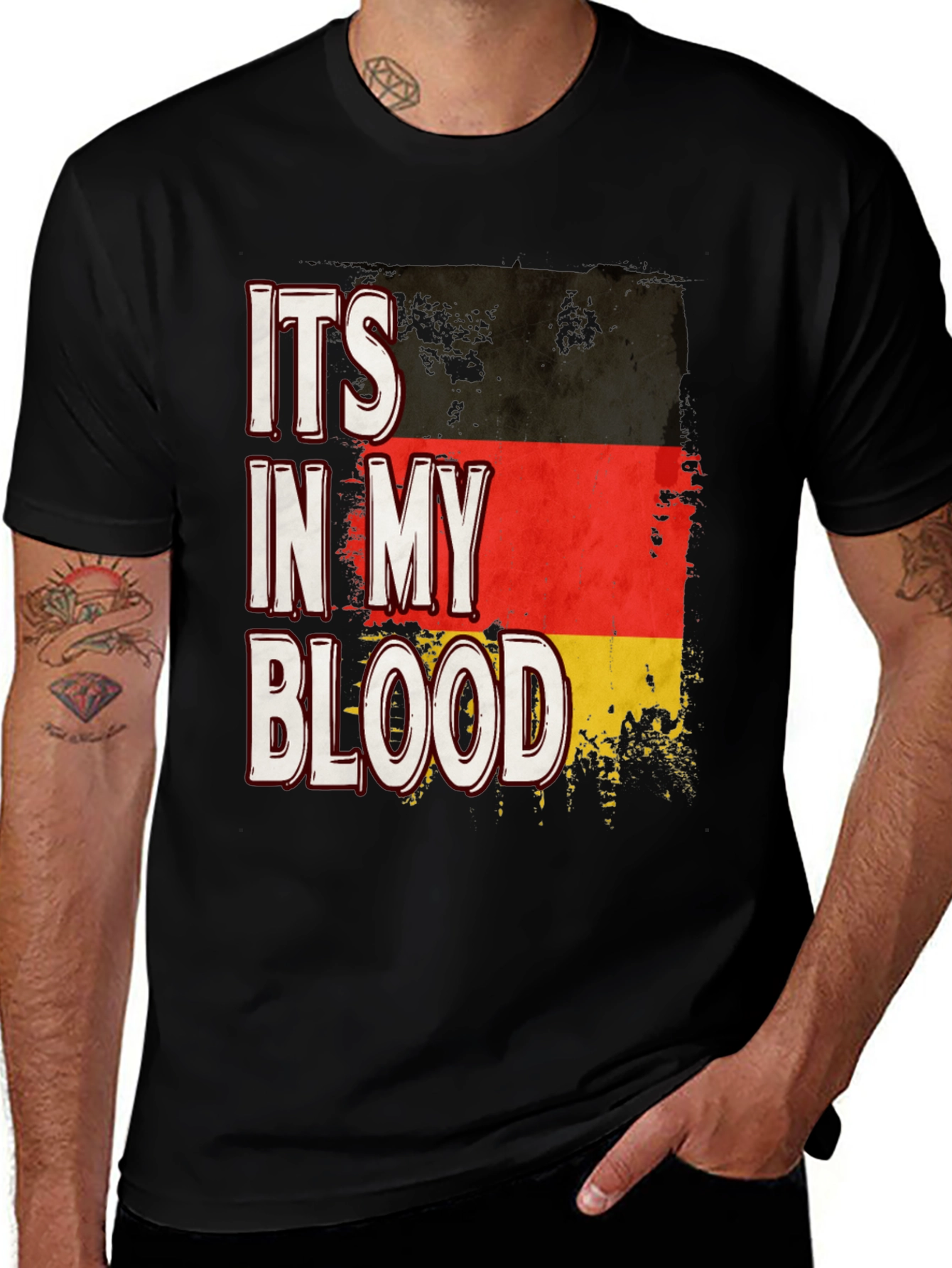 Germany Flag T-Shirt - Its In My Blood Tee
