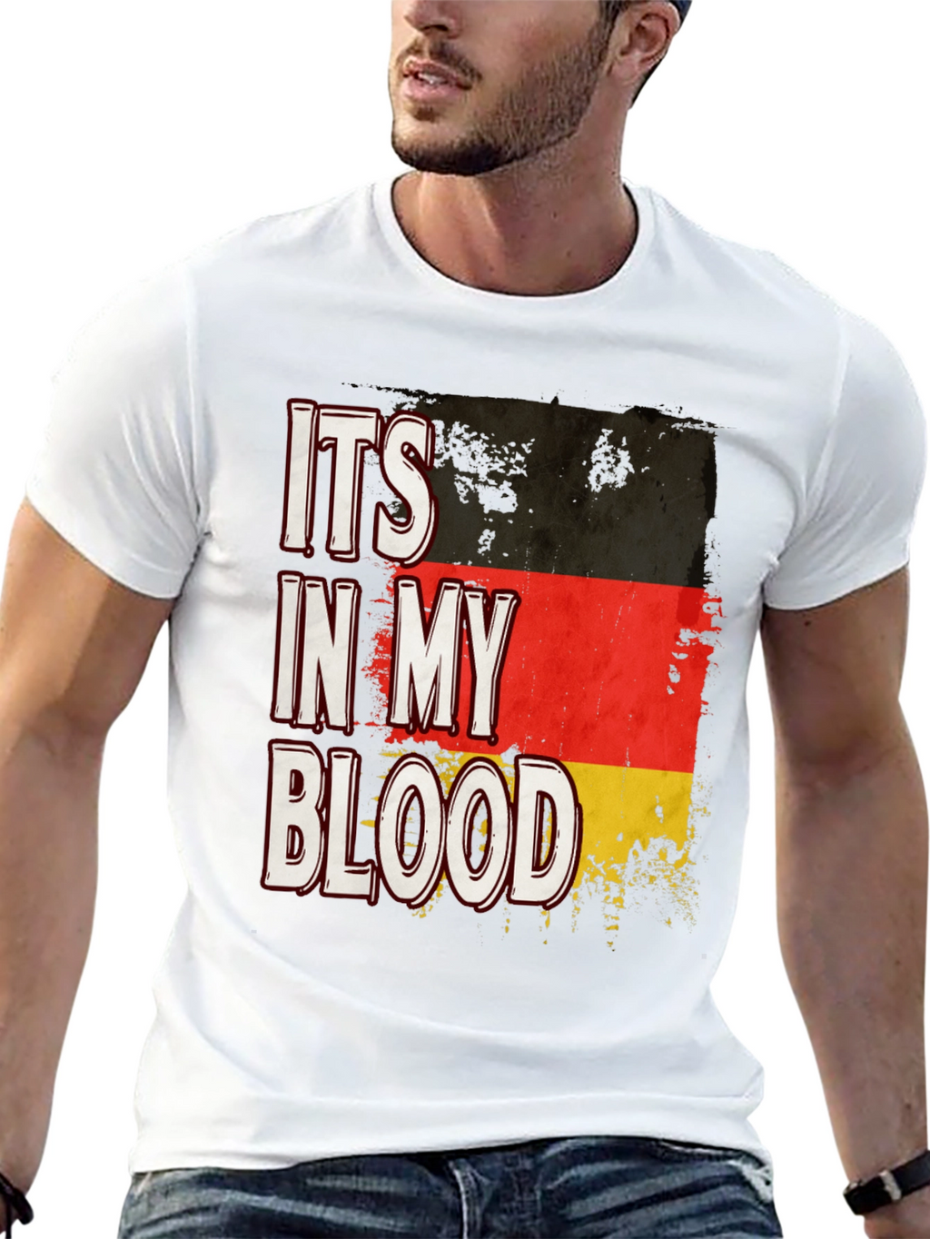 Germany Flag T-Shirt - Its In My Blood Tee