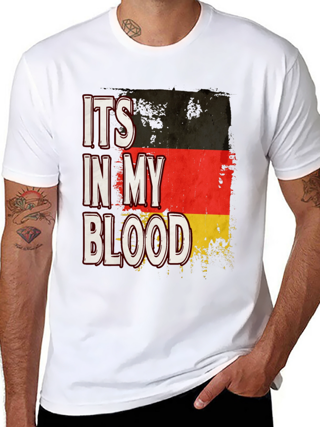Germany Flag T-Shirt - Its In My Blood Tee