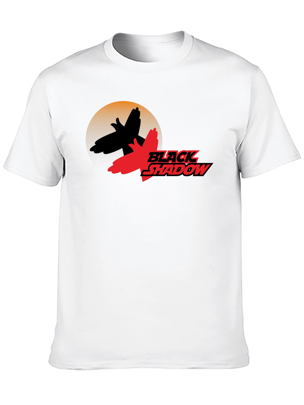 Black Shadow Graphic Tee - Retro Inspired T-Shirt