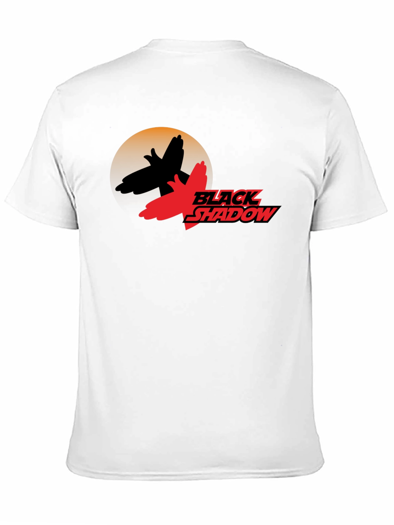 Black Shadow Graphic Tee - Retro Inspired T-Shirt