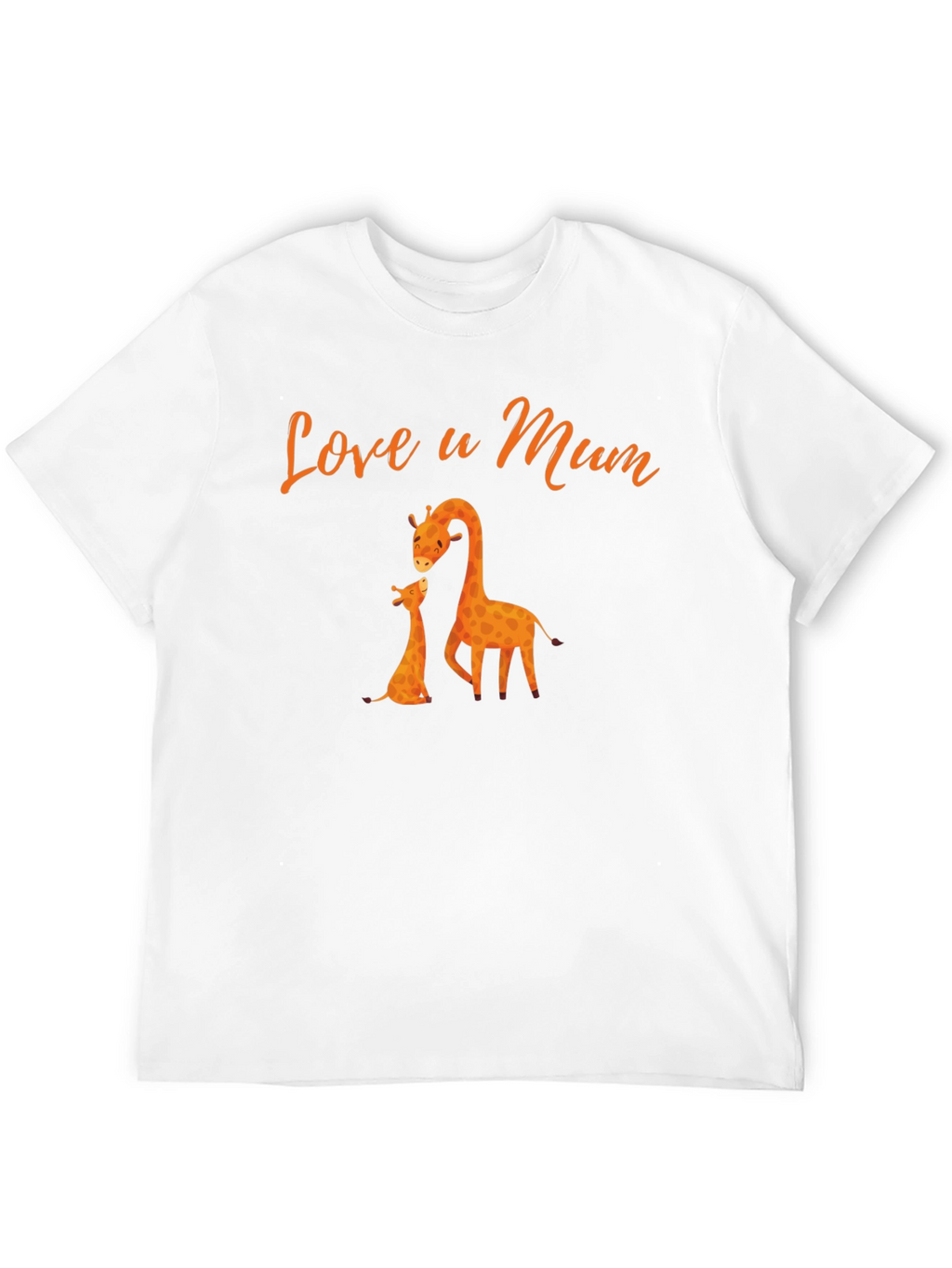 Love u Mum Giraffe T-Shirt