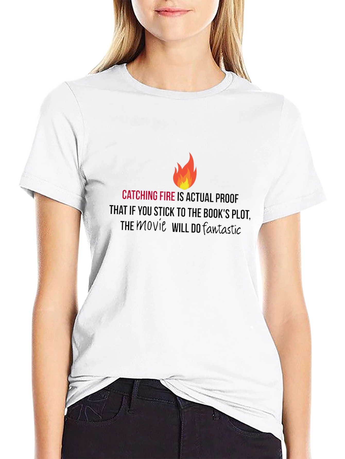 Catching Fire Book Movie Tee