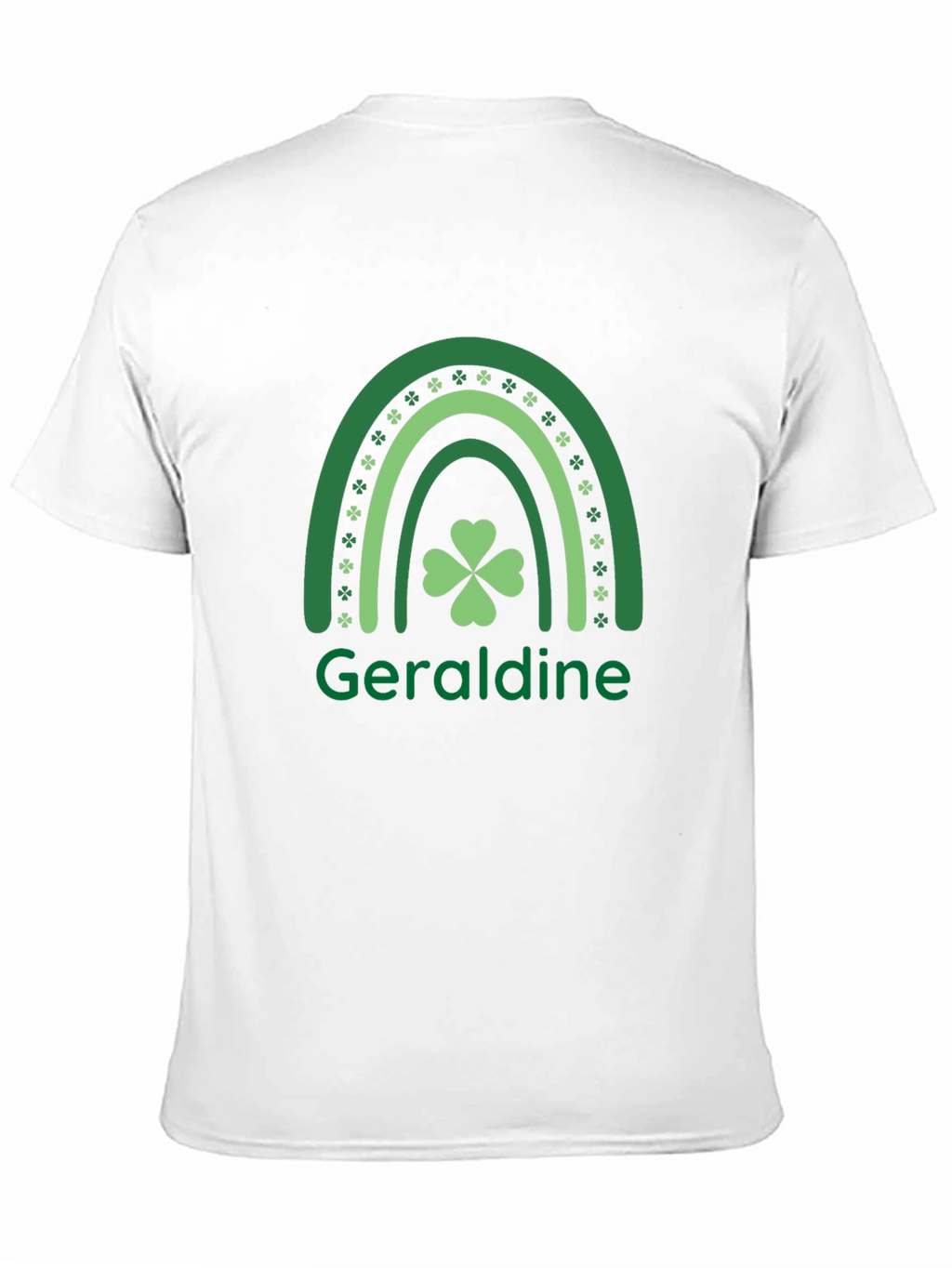 Geraldine St. Patricks Day Rainbow Clover T-Shirt