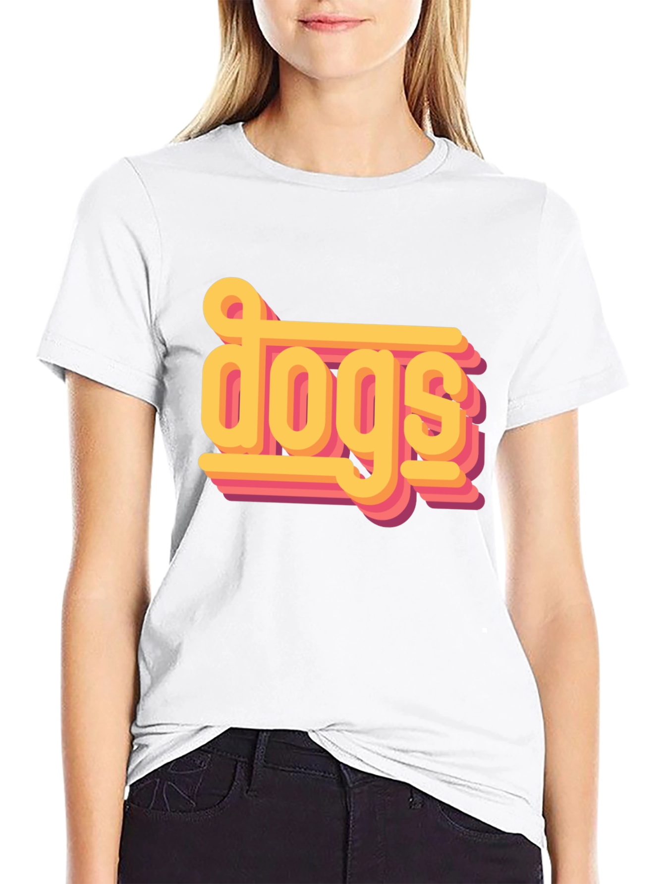 Retro Dogs Graphic Tee - Stylish Pet Lover Shirt