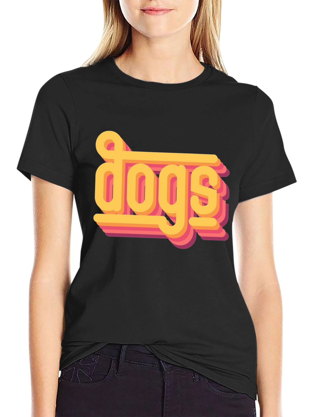 Retro Dogs Graphic Tee - Stylish Pet Lover Shirt