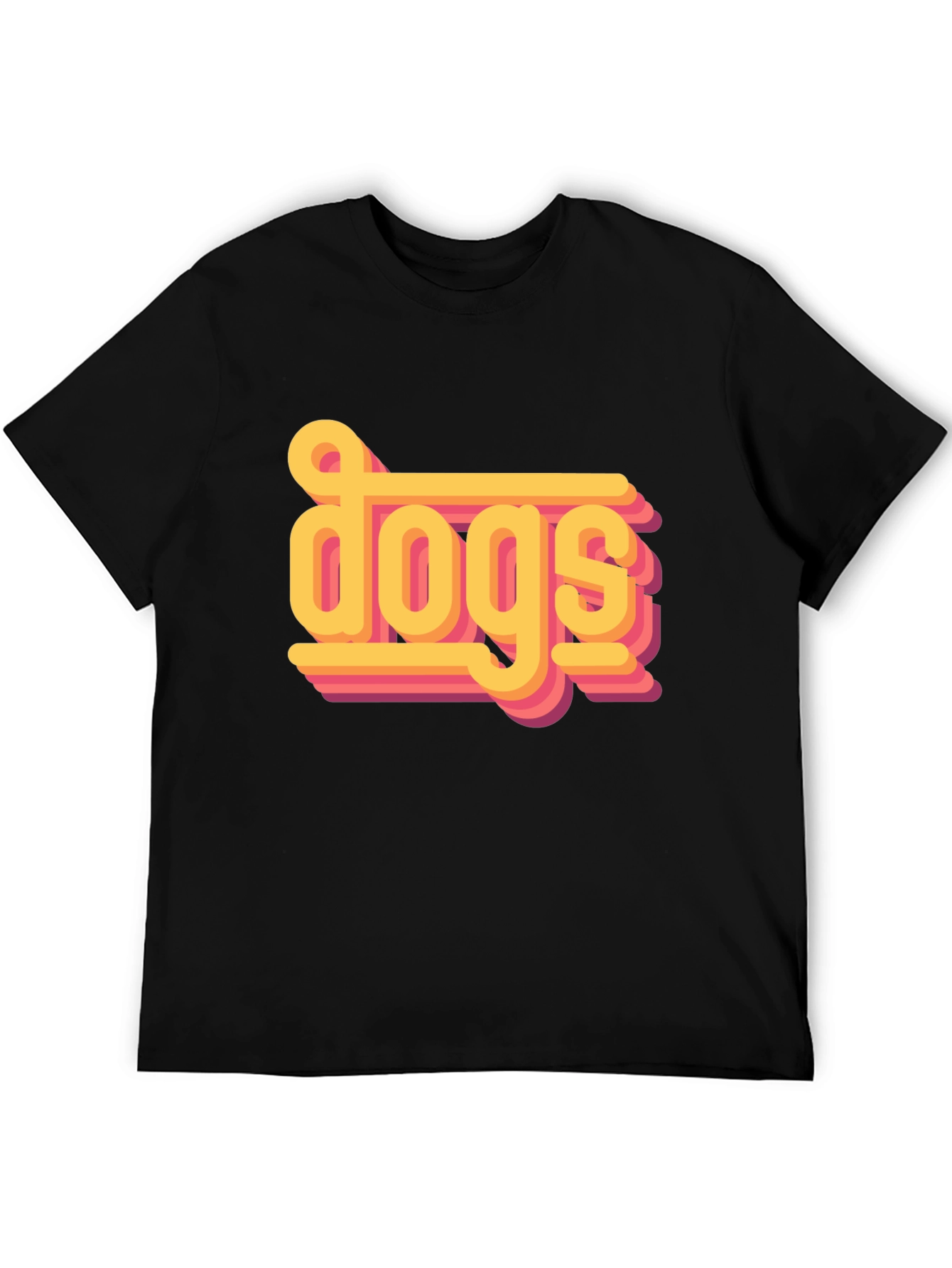 Retro Dogs Graphic Tee - Stylish Pet Lover Shirt