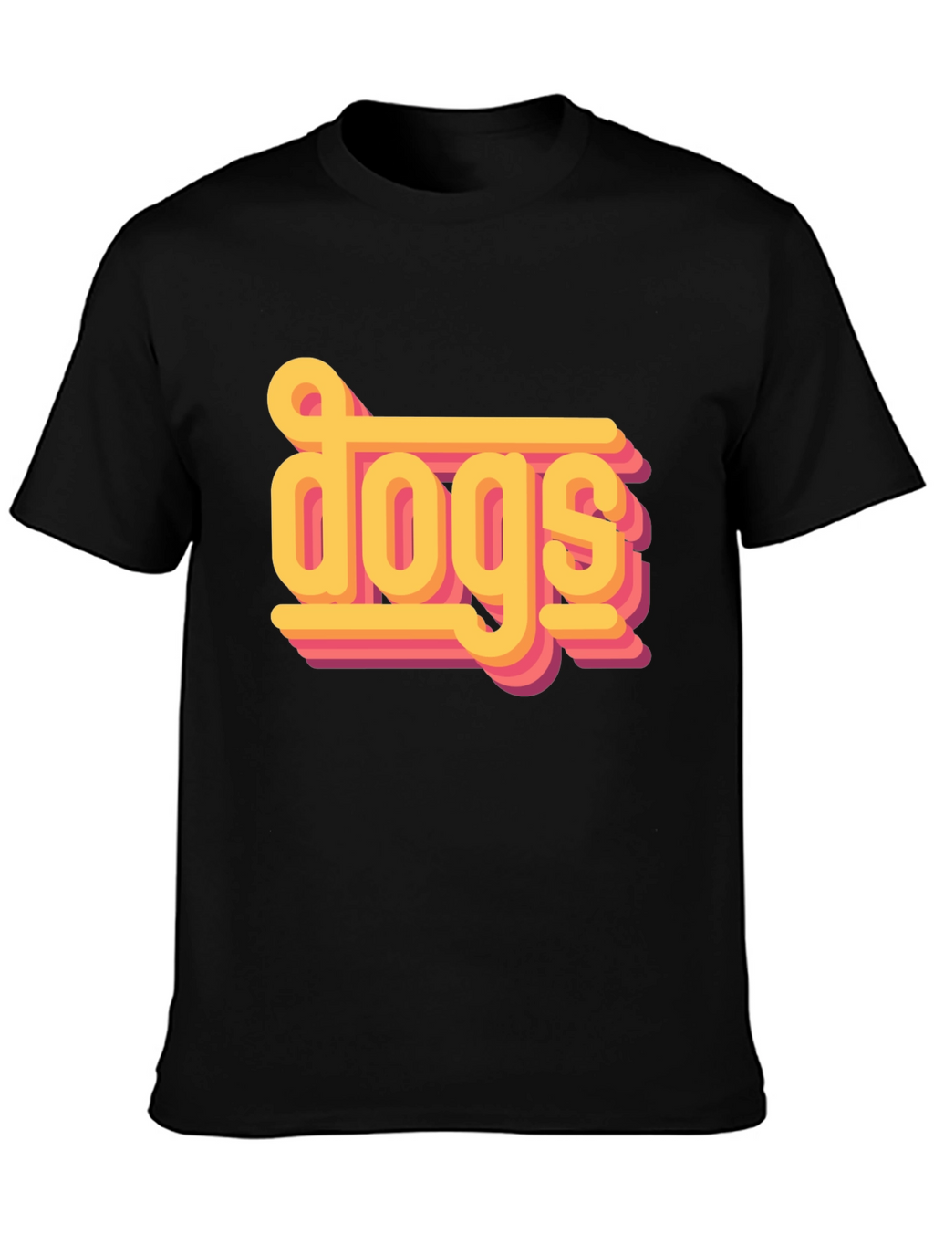 Retro Dogs Graphic Tee - Stylish Pet Lover Shirt