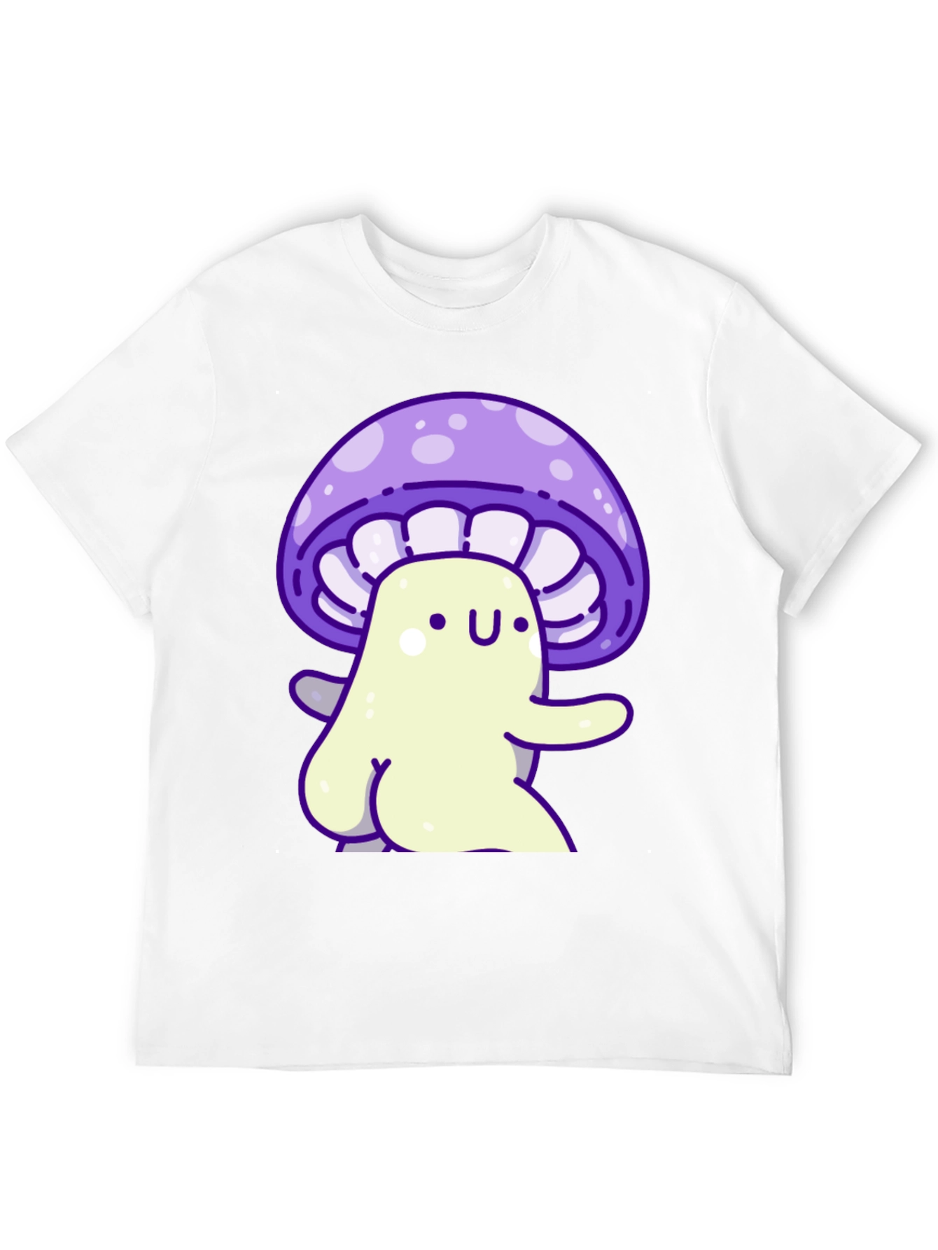 Cute Mushroom Character Graphic Tee