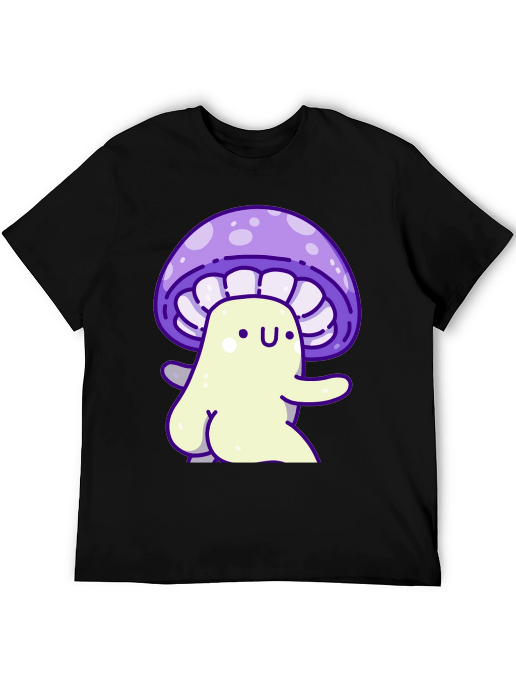 Cute Mushroom Character Graphic Tee