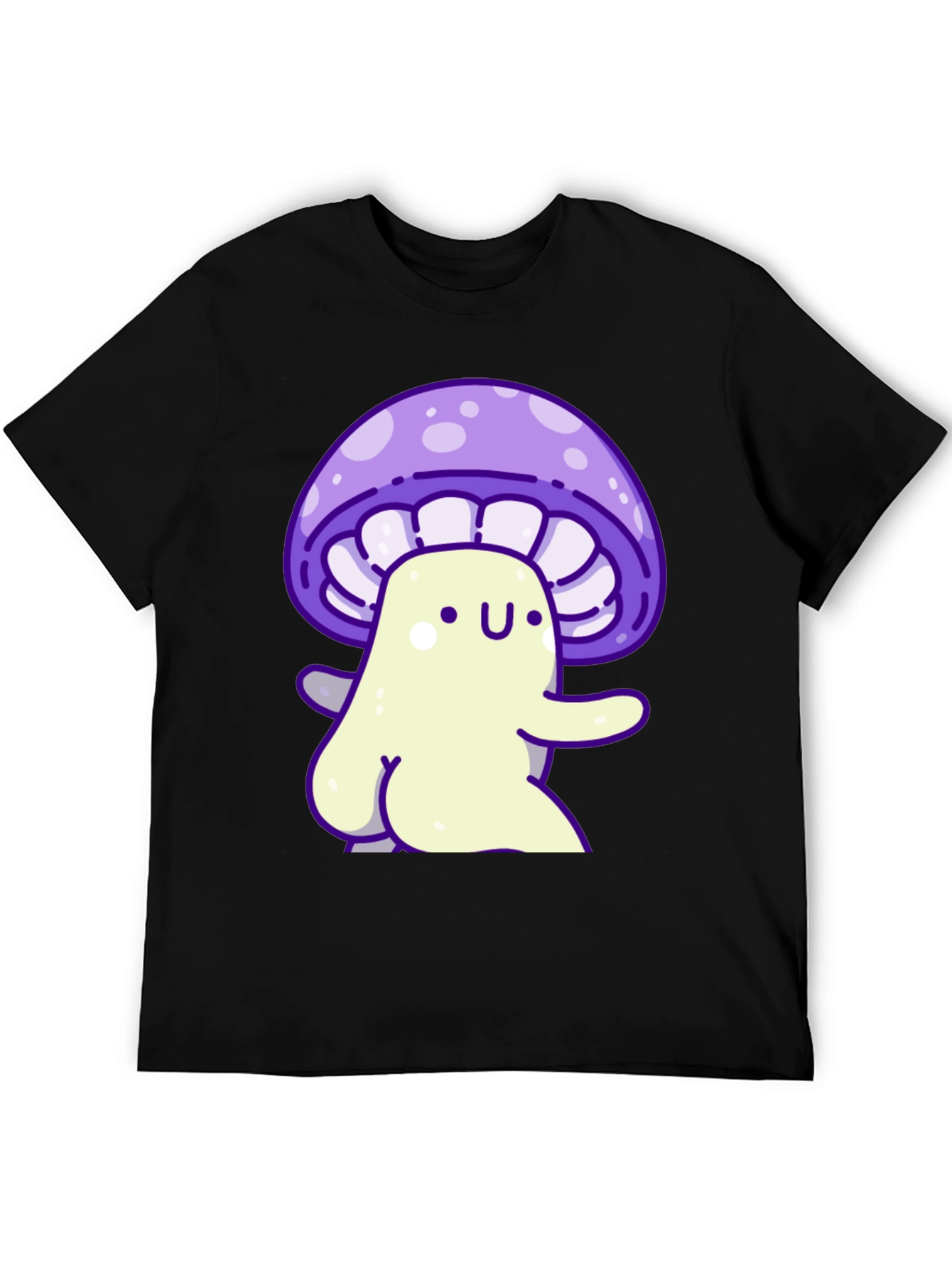 Cute Mushroom Character Graphic Tee
