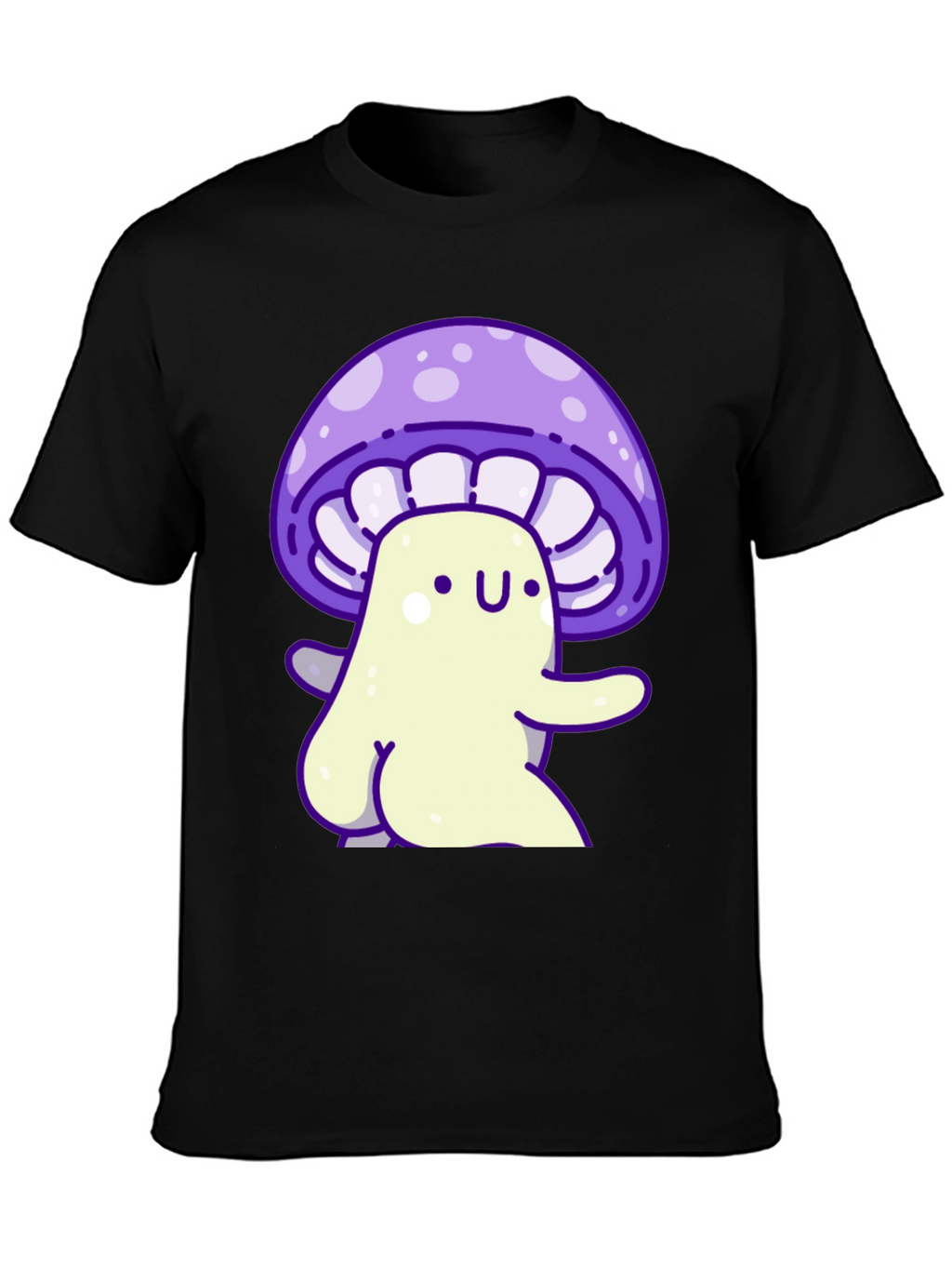 Cute Mushroom Character Graphic Tee