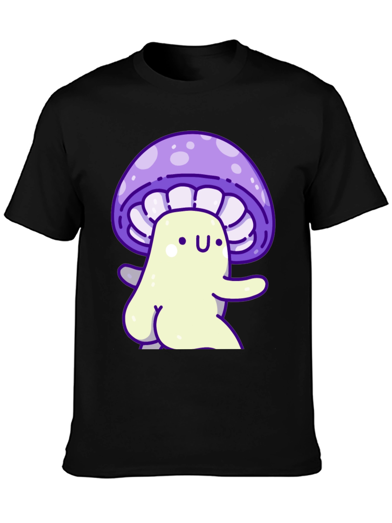 Cute Mushroom Character Graphic Tee