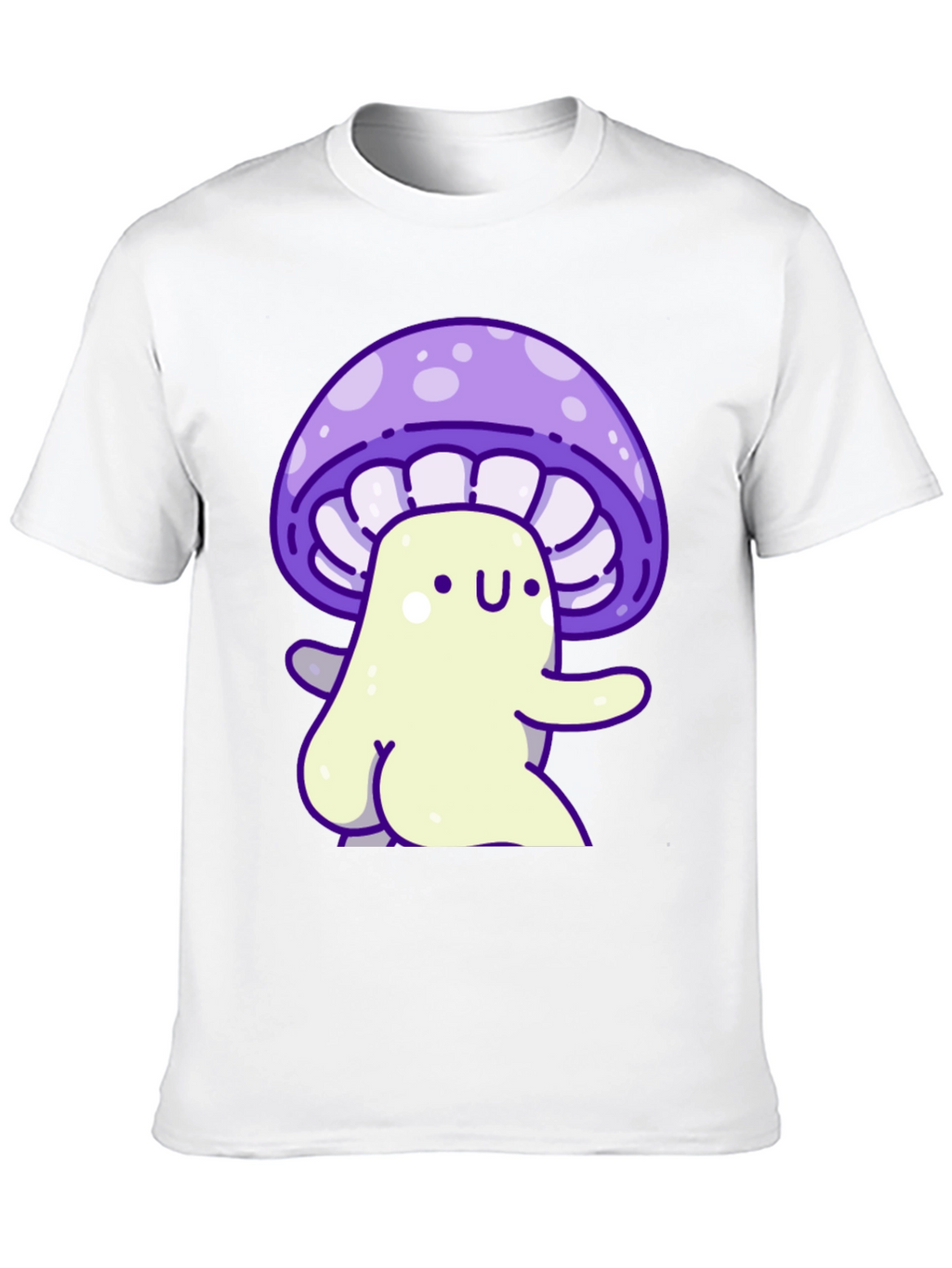 Cute Mushroom Character Graphic Tee