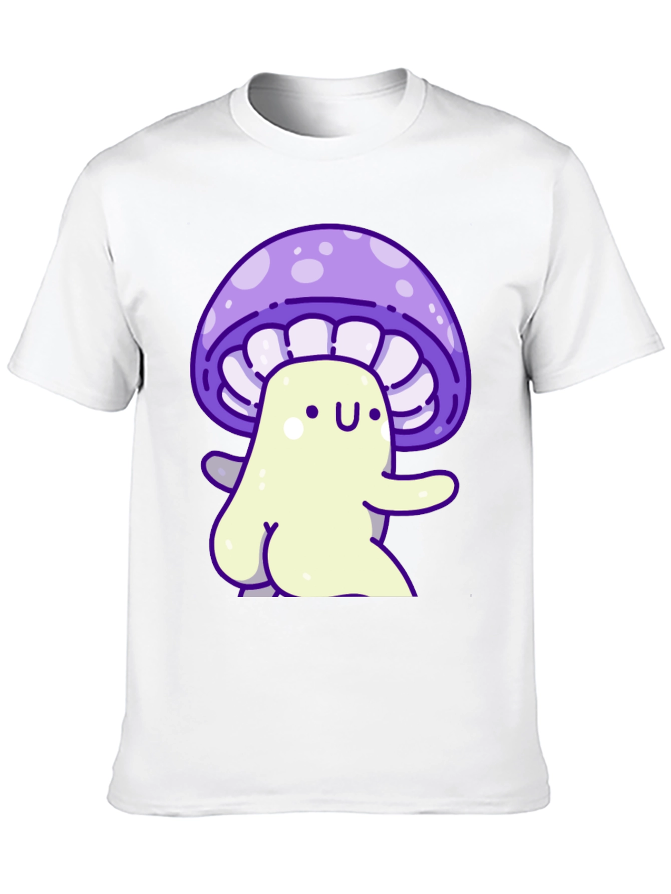 Cute Mushroom Character Graphic Tee