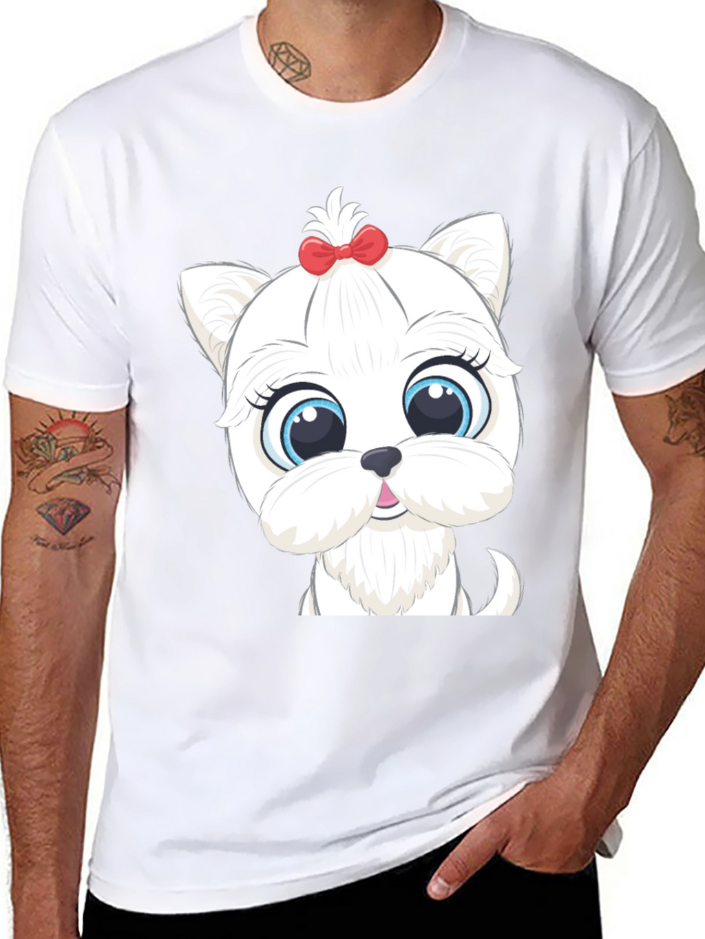 Cute Puppy T-Shirt - Cartoon Dog Design