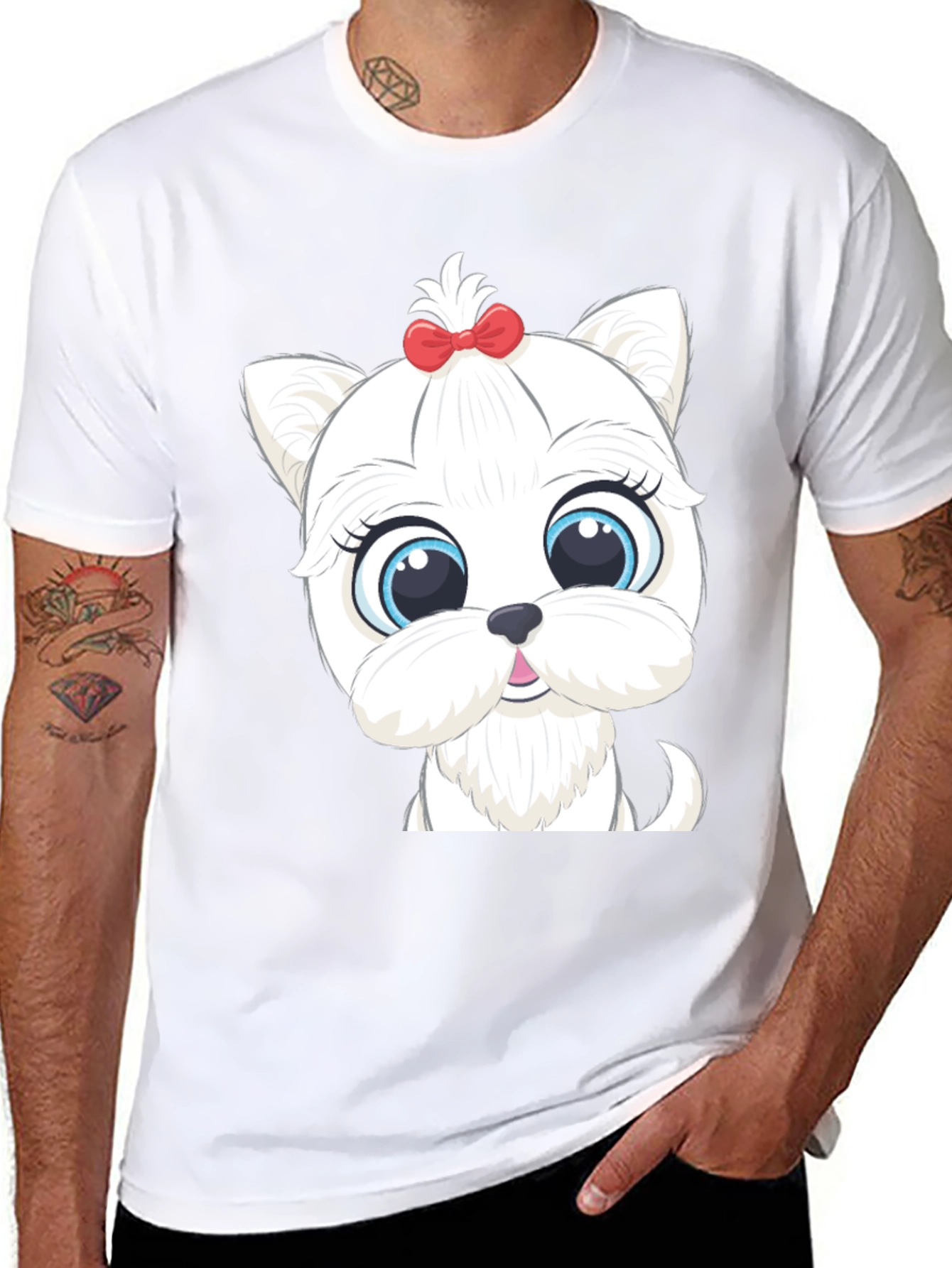 Cute Puppy T-Shirt - Cartoon Dog Design