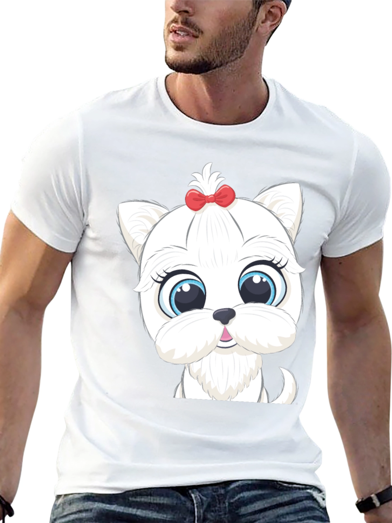 Cute Puppy T-Shirt - Cartoon Dog Design