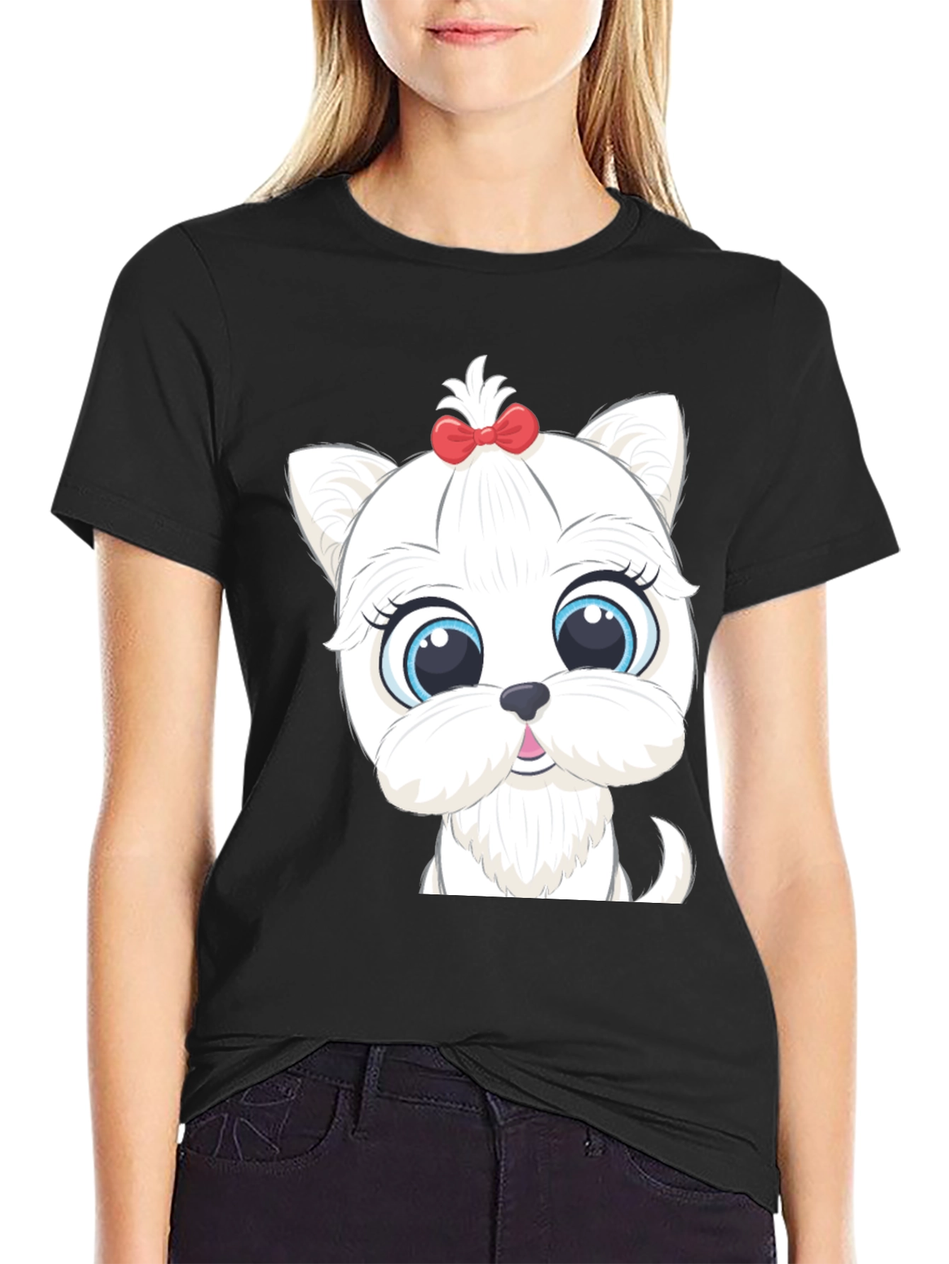 Cute Puppy T-Shirt - Cartoon Dog Design