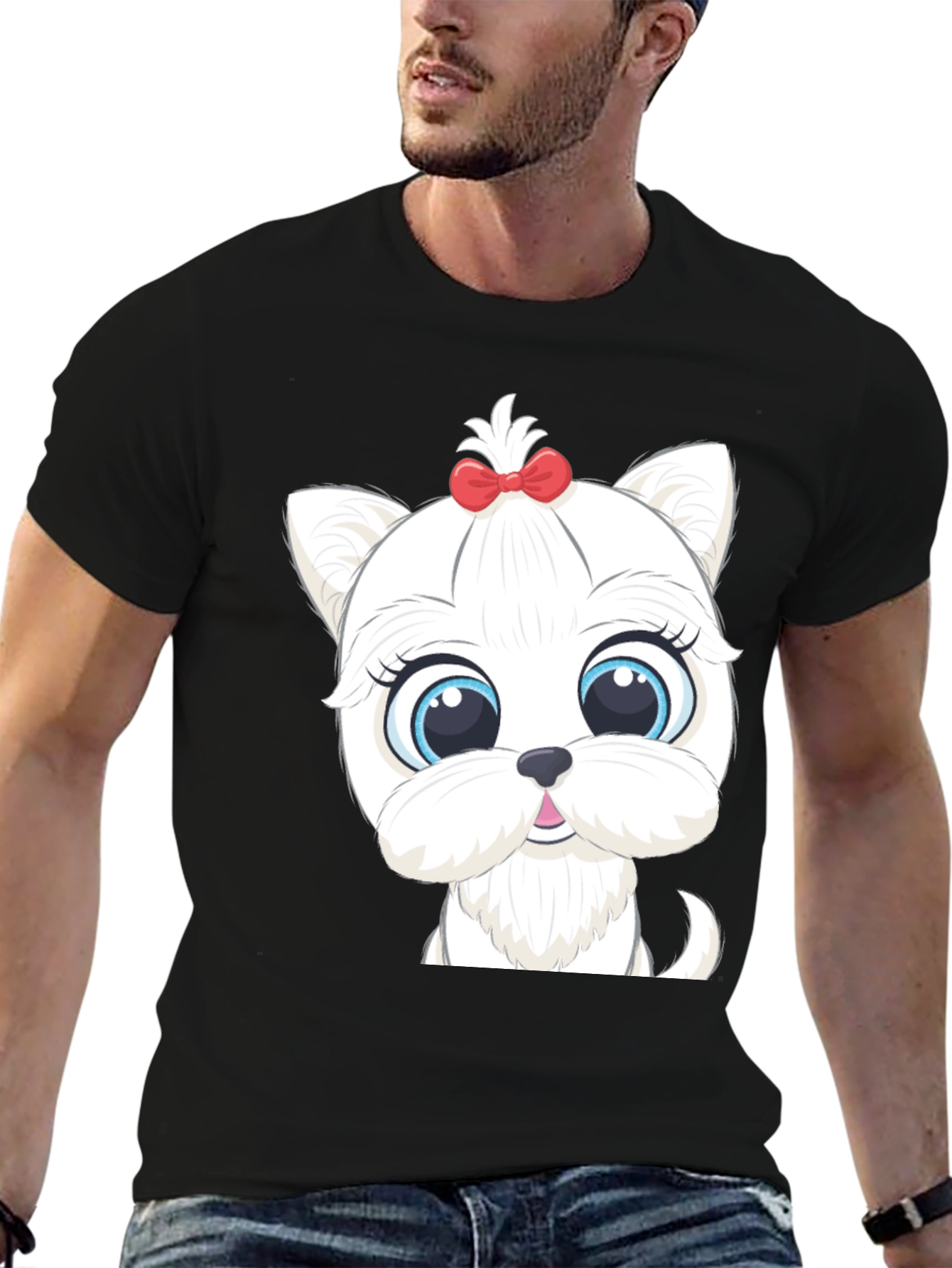 Cute Puppy T-Shirt - Cartoon Dog Design
