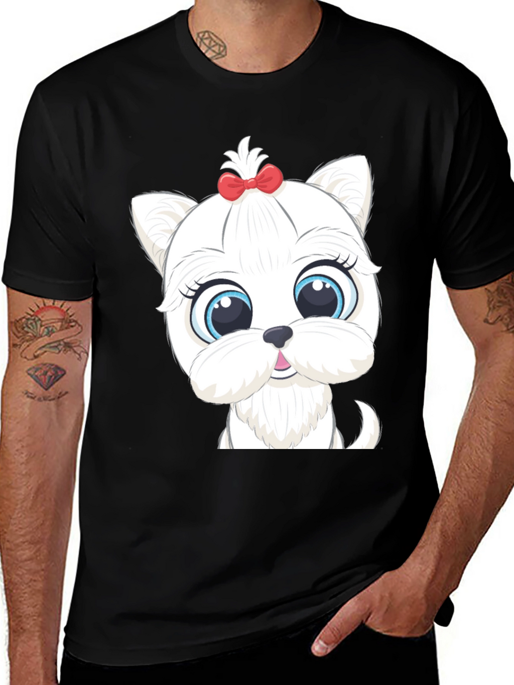 Cute Puppy T-Shirt - Cartoon Dog Design