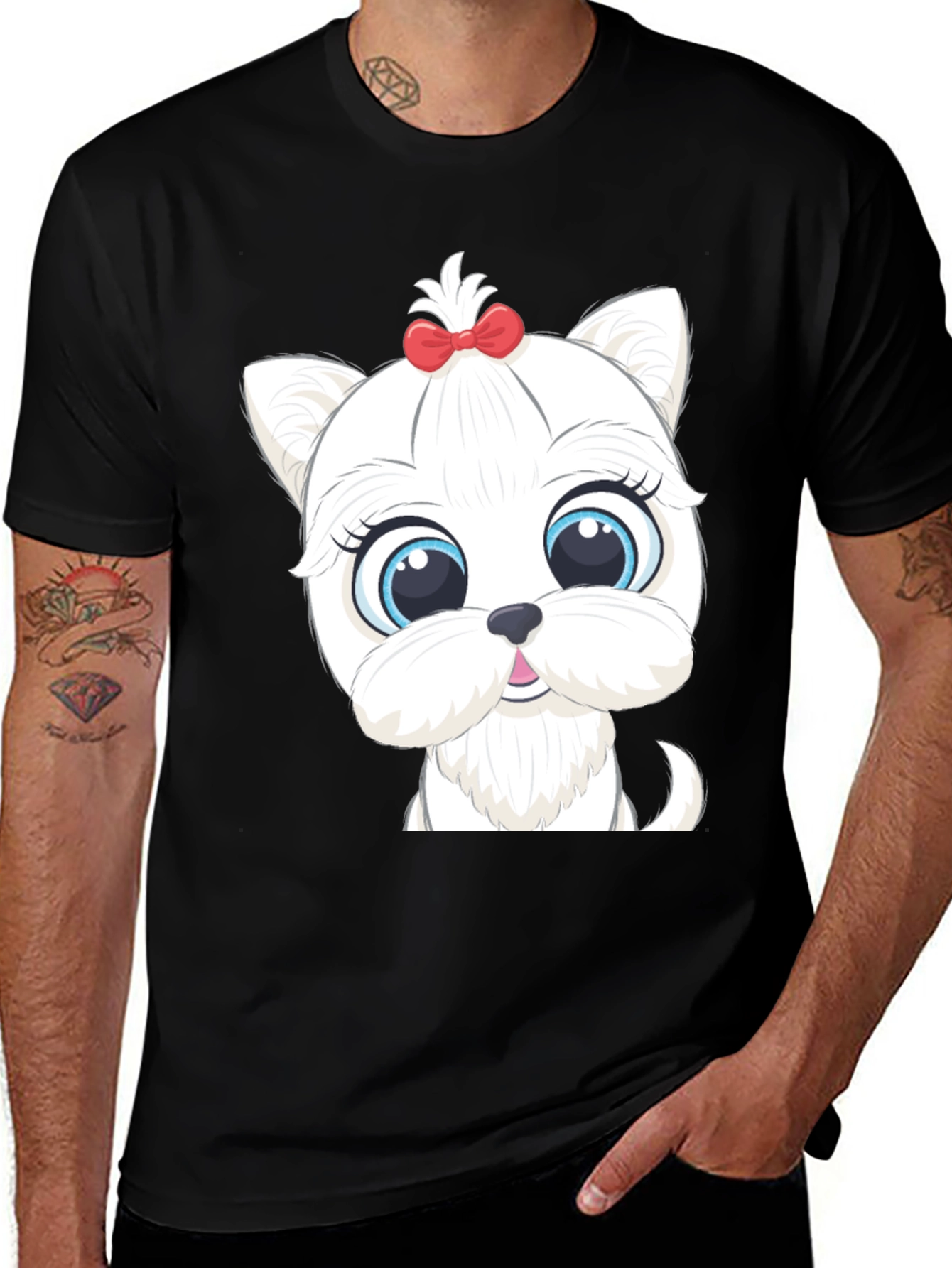 Cute Puppy T-Shirt - Cartoon Dog Design