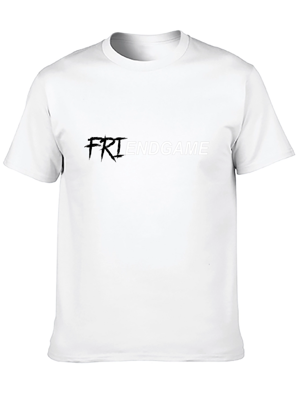 Friendgame Black T-Shirt - Casual Graphic Tee