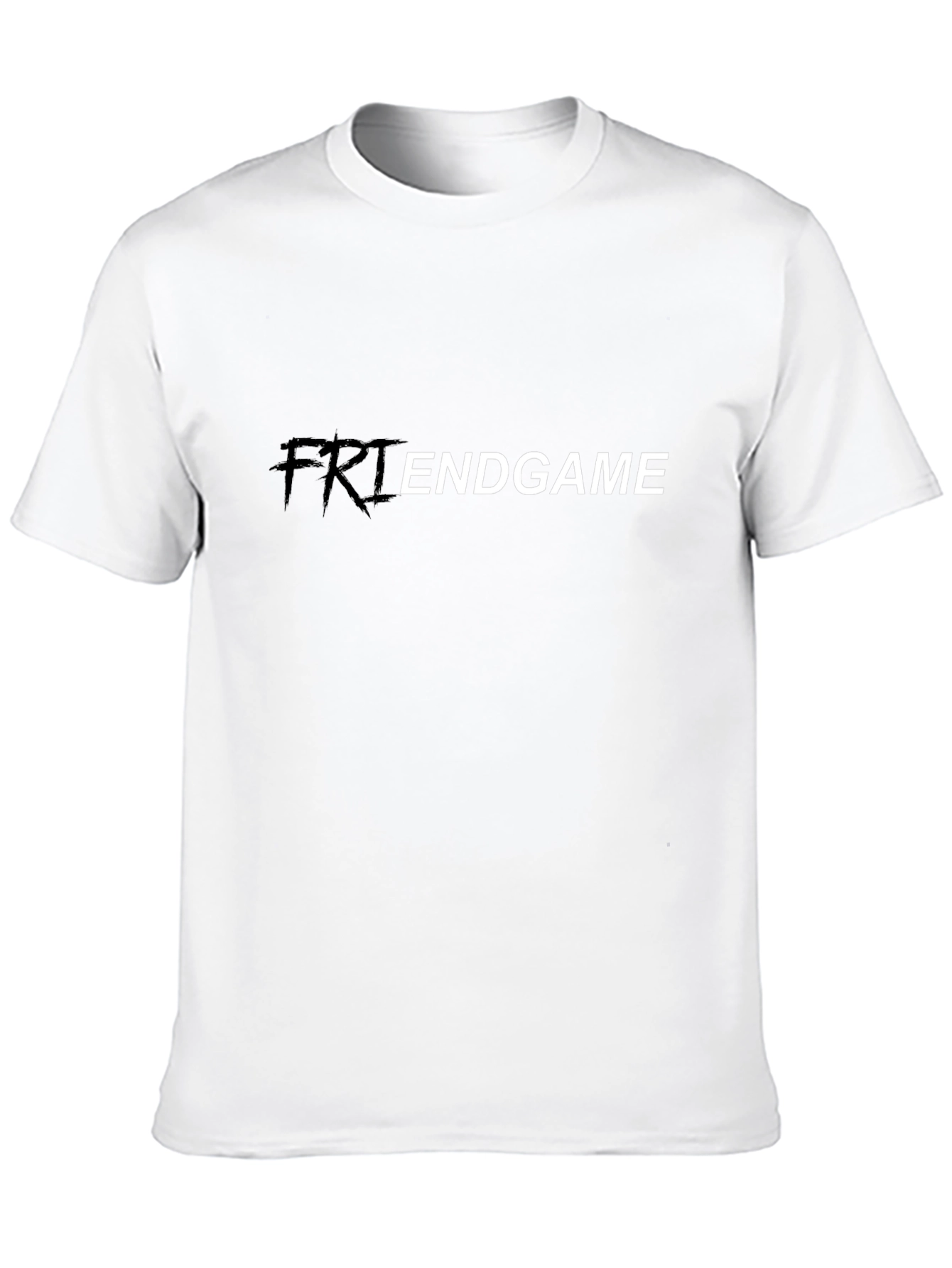 Friendgame Black T-Shirt - Casual Graphic Tee