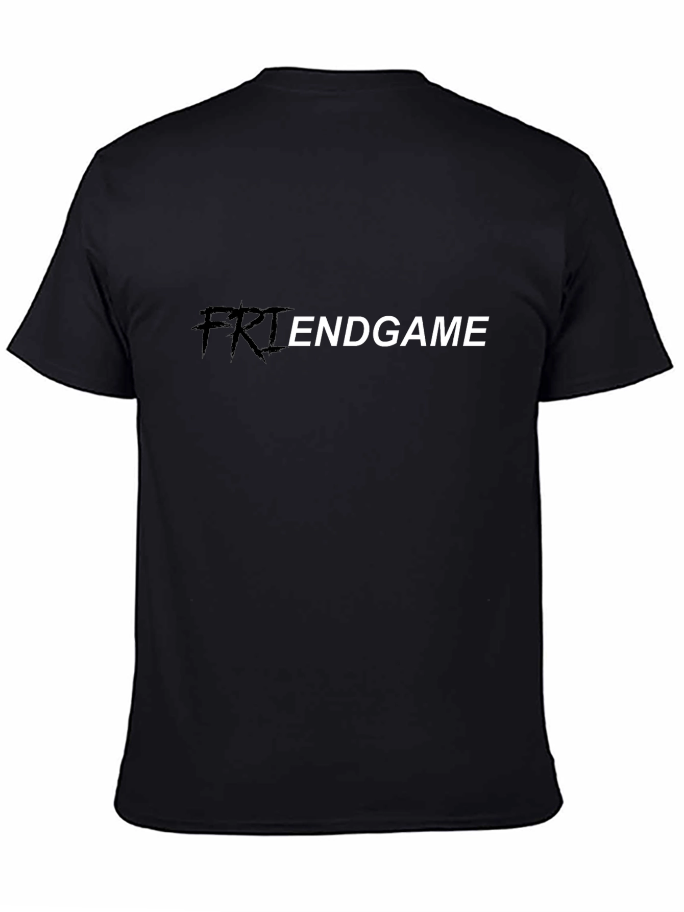 Friendgame Black T-Shirt - Casual Graphic Tee