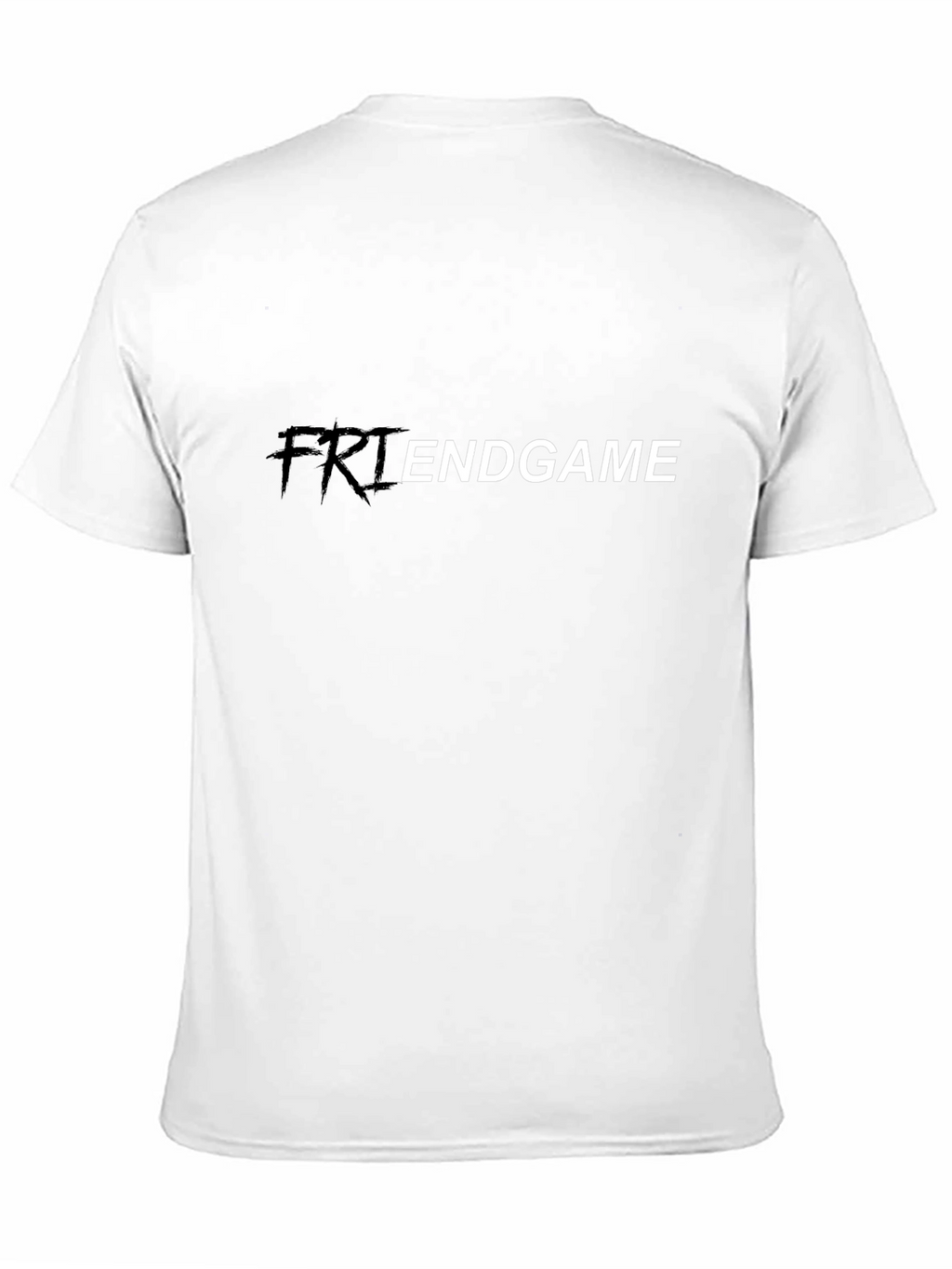 Friendgame Black T-Shirt - Casual Graphic Tee