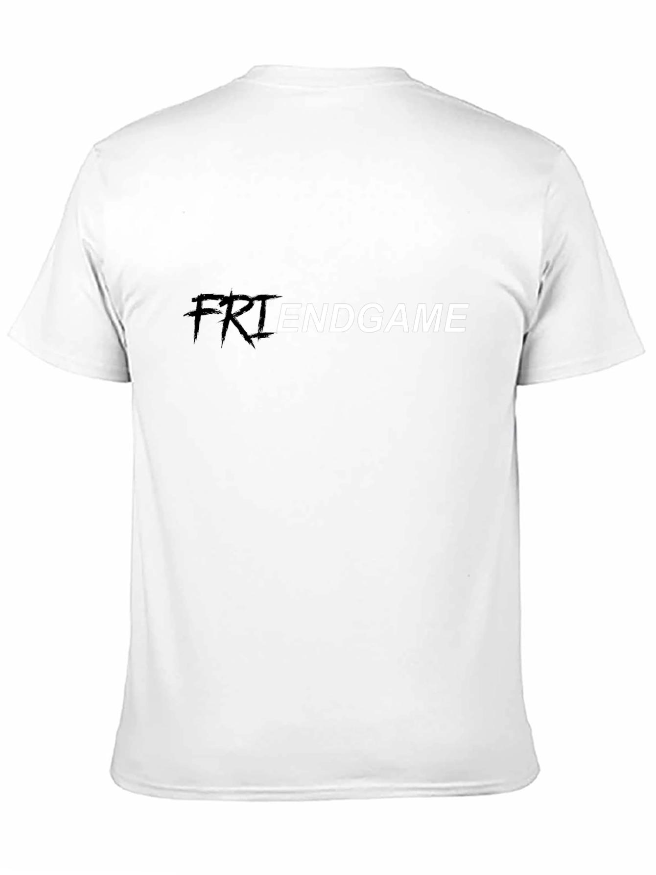 Friendgame Black T-Shirt - Casual Graphic Tee