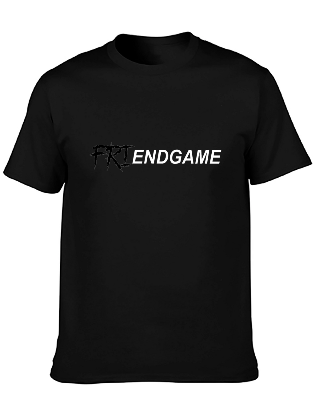 Friendgame Black T-Shirt - Casual Graphic Tee