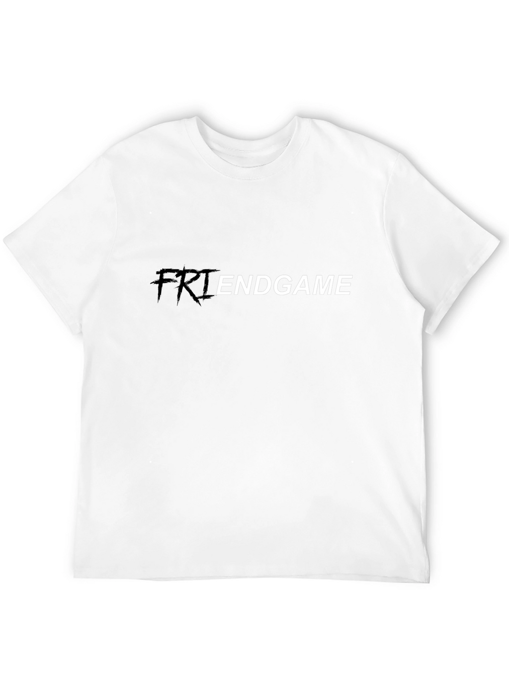 Friendgame Black T-Shirt - Casual Graphic Tee