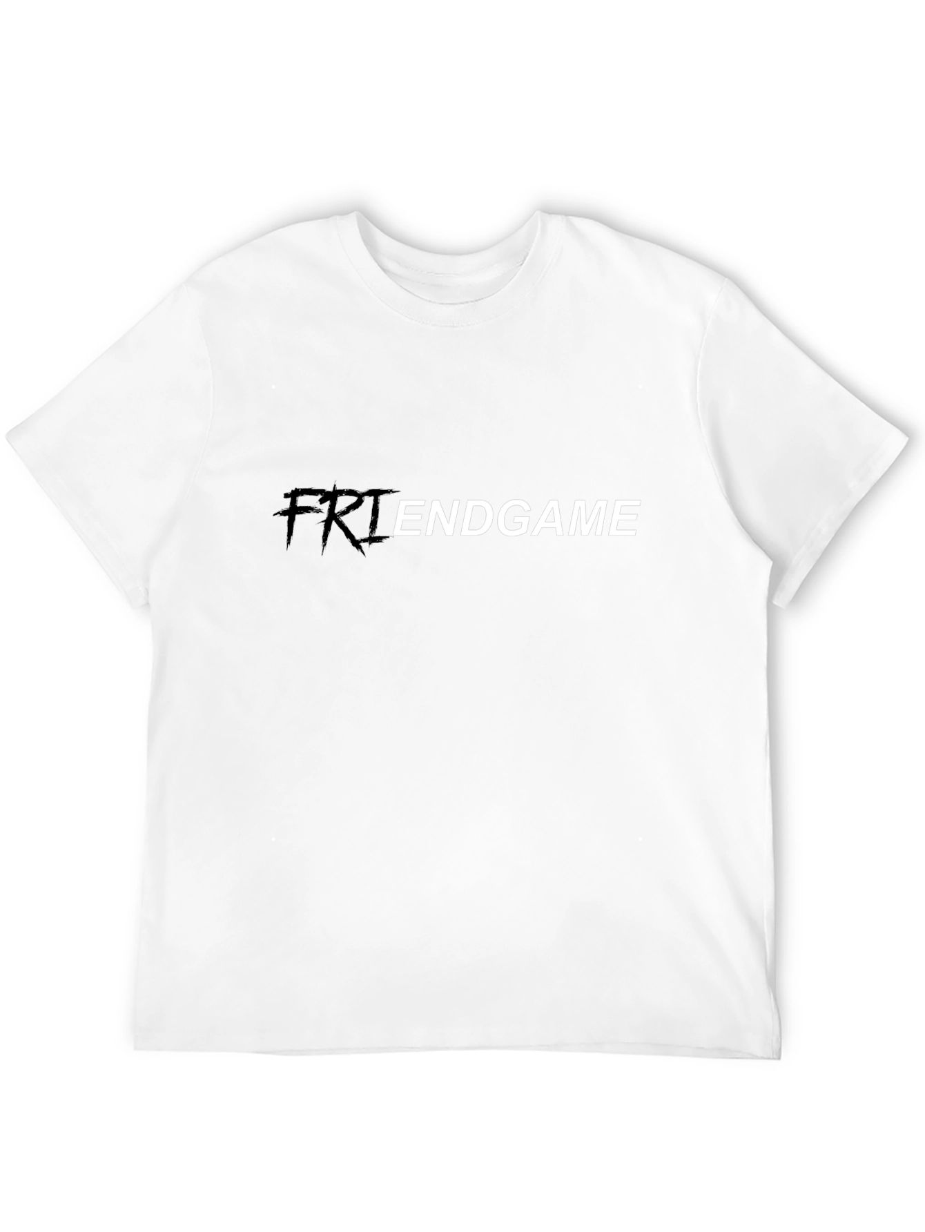 Friendgame Black T-Shirt - Casual Graphic Tee