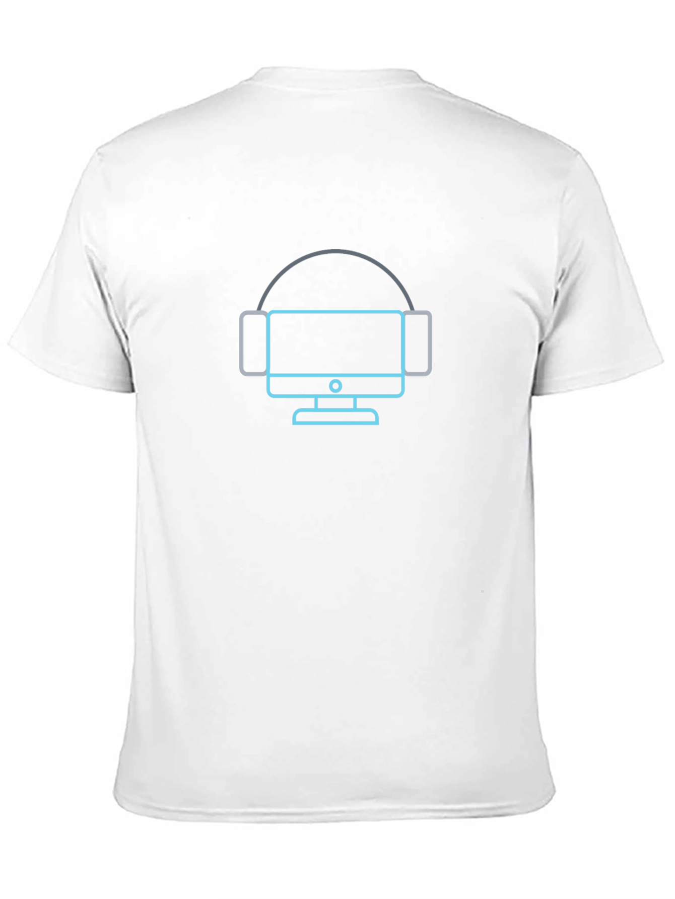 Gamer Tee: Monitor & Headset Design