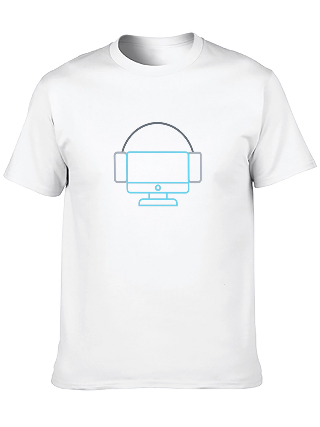 Gamer Tee: Monitor & Headset Design