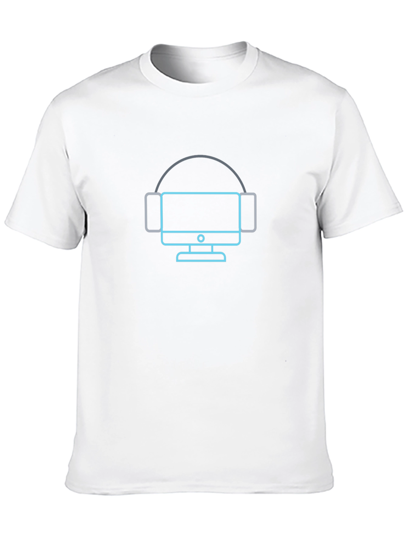 Gamer Tee: Monitor & Headset Design