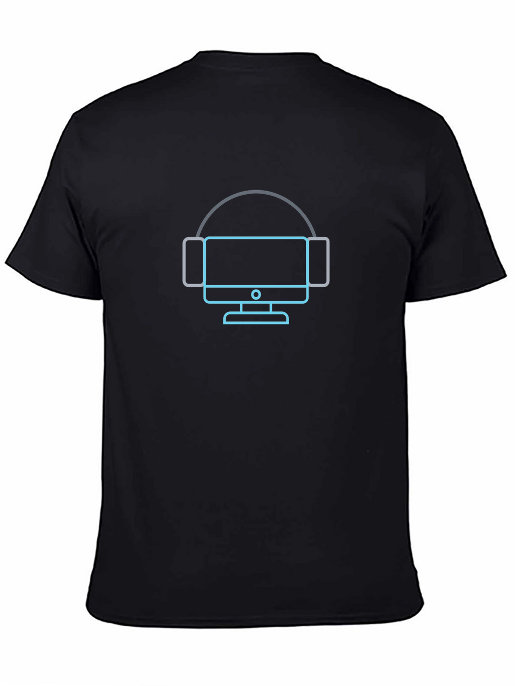 Gamer Tee: Monitor & Headset Design