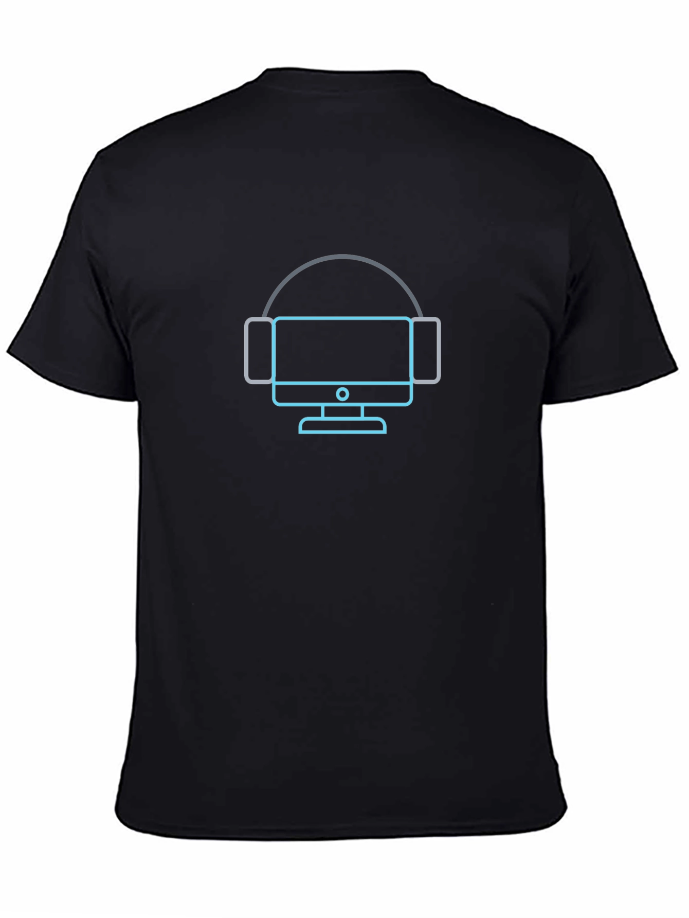 Gamer Tee: Monitor & Headset Design