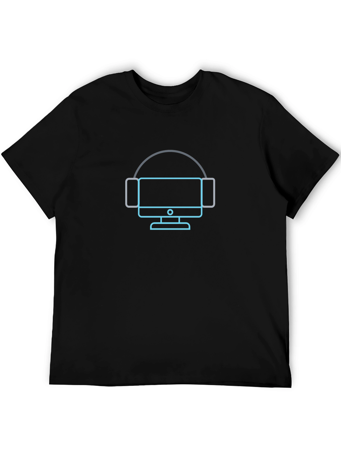 Gamer Tee: Monitor & Headset Design