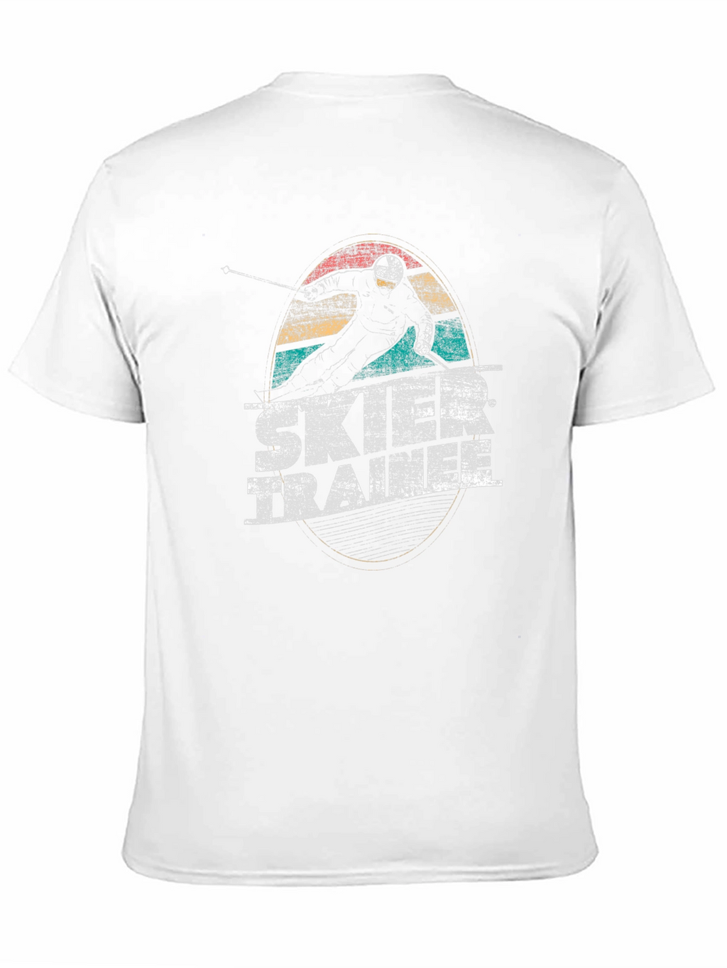 Skier Trainer T-Shirt - Retro Style Graphic Tee
