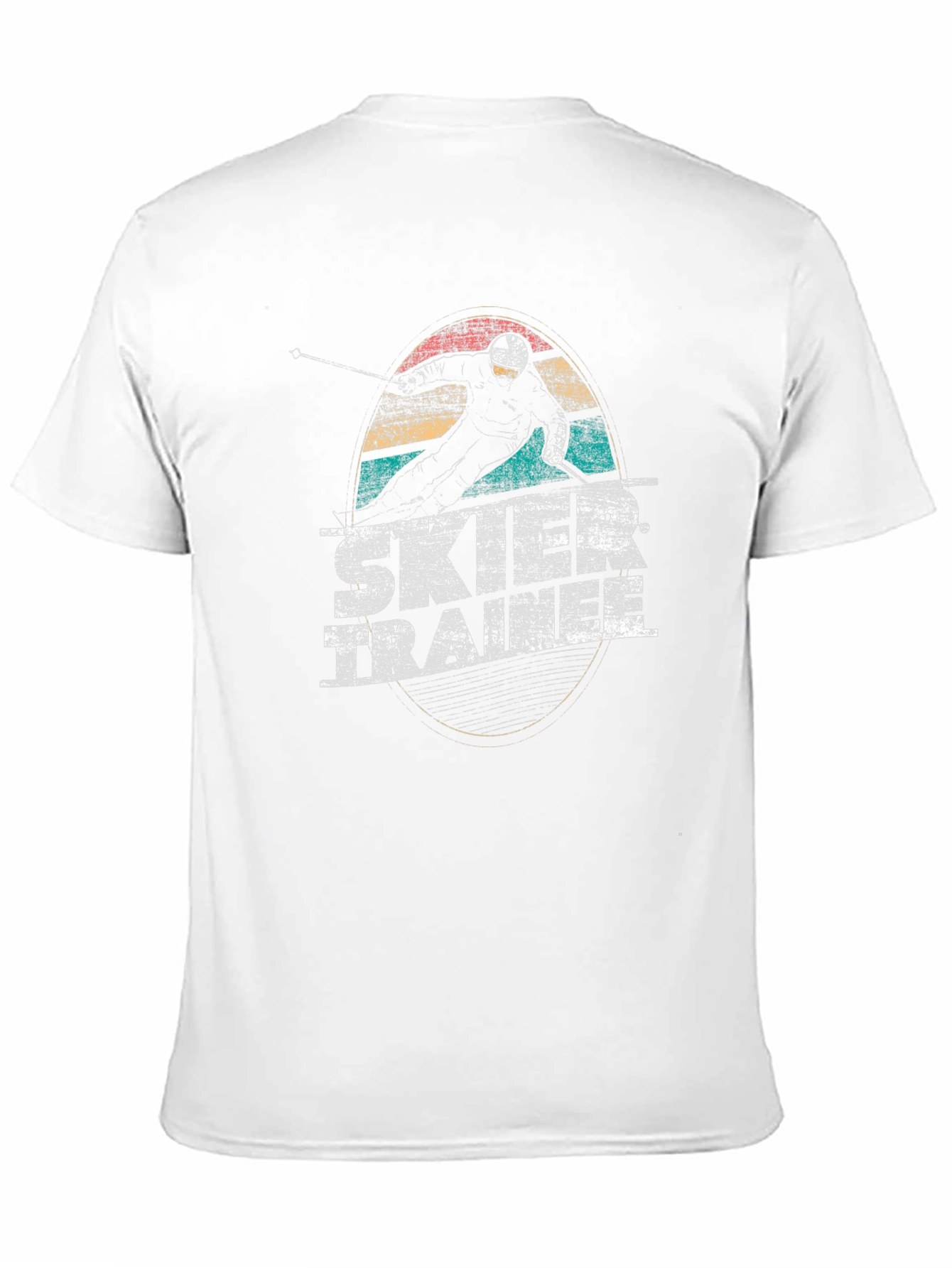 Skier Trainer T-Shirt - Retro Style Graphic Tee