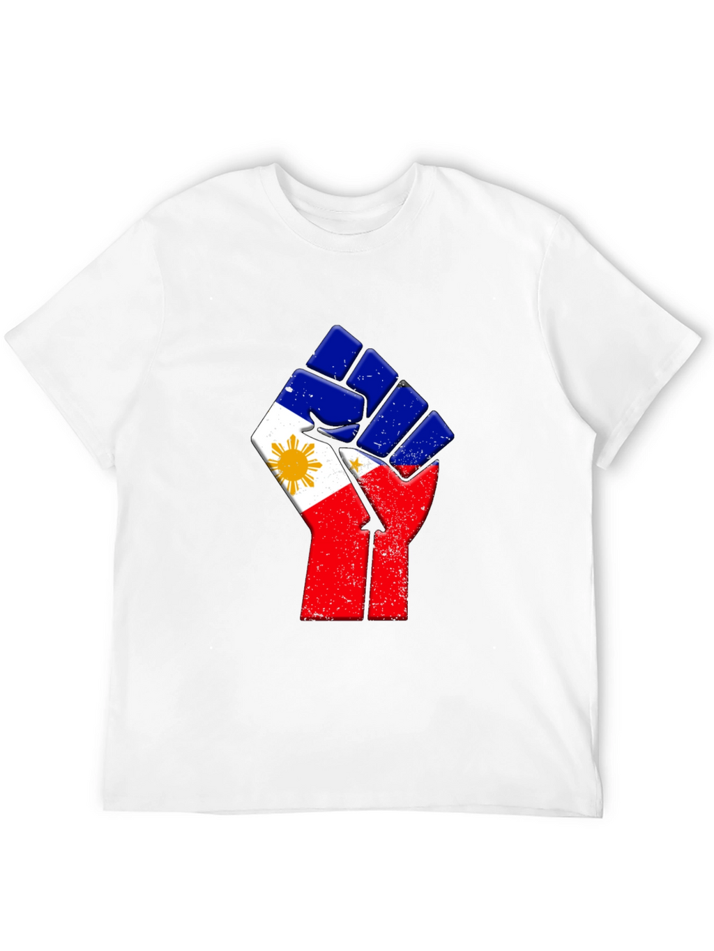 Philippines Flag Fist T-Shirt - Filipino Pride Tee